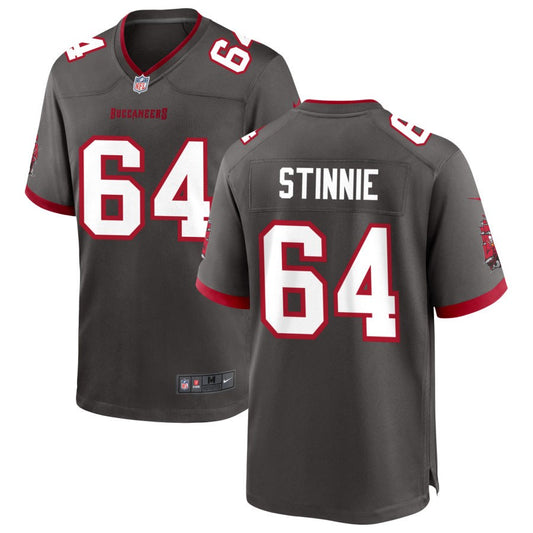 Aaron Stinnie Tampa Bay Buccaneers Nike Alternate Game Jersey - Pewter